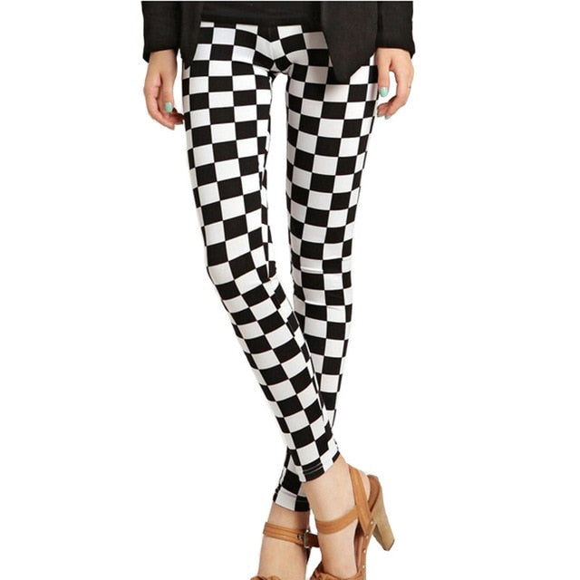 Cartoon Punk Rock/ Disco Printed Leggings