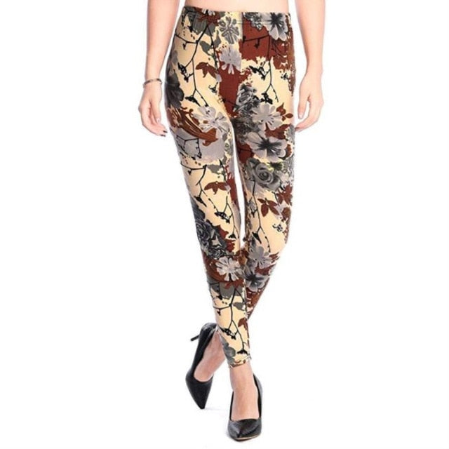 Cartoon Punk Rock/ Disco Printed Leggings