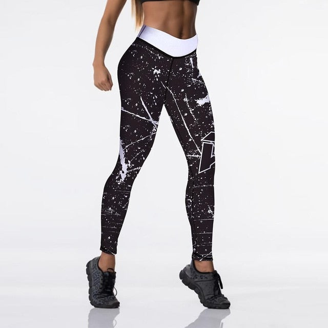 Qickitout  Sexy High Waist Digital Printed Leggings (Various prints)