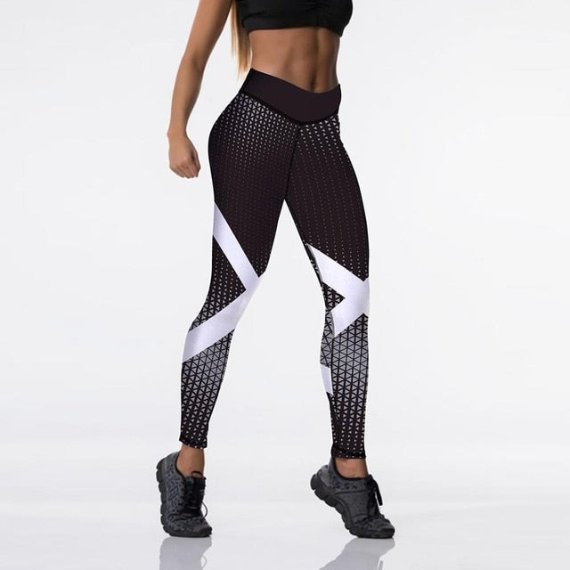 Qickitout  Sexy High Waist Digital Printed Leggings (Various prints)