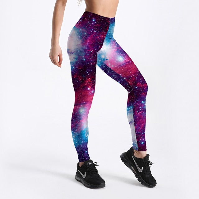 Cartoon Ice Cream/ God / Horse Skull Digital Printed Leggings