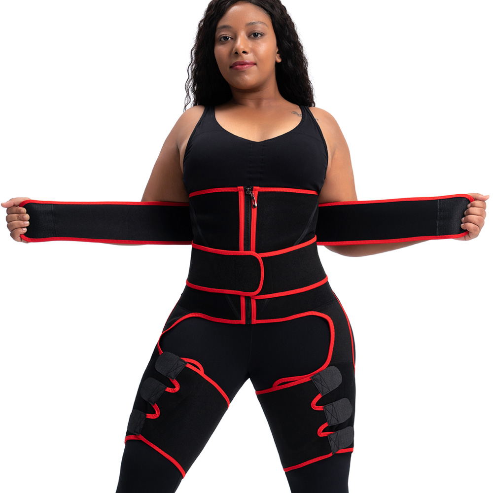 BouzeeBum Neoprene Belly Belt Thigh Trimmer Leg Shapers Body Shape Waist Trainer Butt Lifter Shapewear